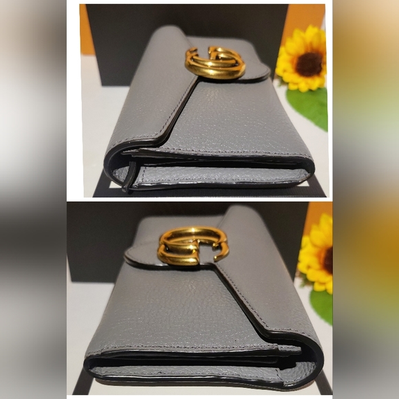 🔥SOLD🔥🌸GUCCI🌸 EUC🔥 GG Marmont Wallet on chain w/ Complete Inclusions - Picture 9 of 17